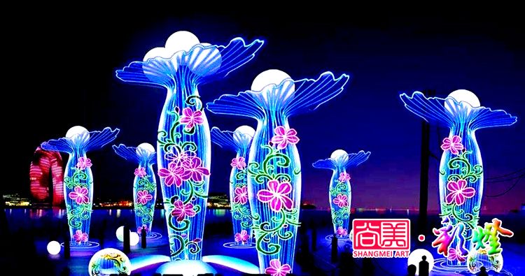 夏夜燈光璀璨，自貢燈會(huì)閃亮新疆伊犁